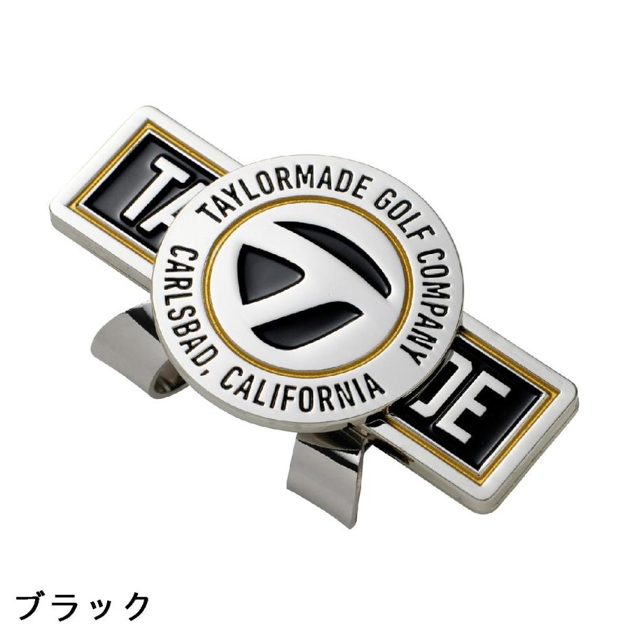 TaylorMade ボールマーカーセット TaylorMade（テーラーメイド） メタルTエンブレム キャップボール