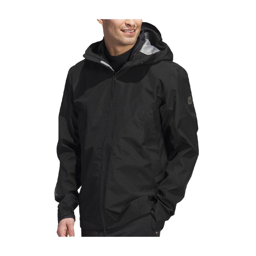 adidas ADICROSS ブラックジャケット adidas（アディダス） Adidas ADICROSS GORE-TEX RAIN.RDY 撥水