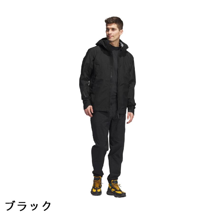adidas ADICROSS ブラックジャケット adidas（アディダス） Adidas ADICROSS GORE-TEX RAIN.RDY 撥水