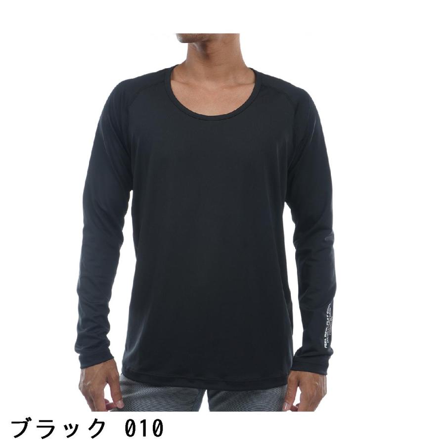 PING ブラック クルーネック長袖シャツ Lサイズ PING（ピン） クルーネック長袖インナーシャツ : GDOゴルフショップ