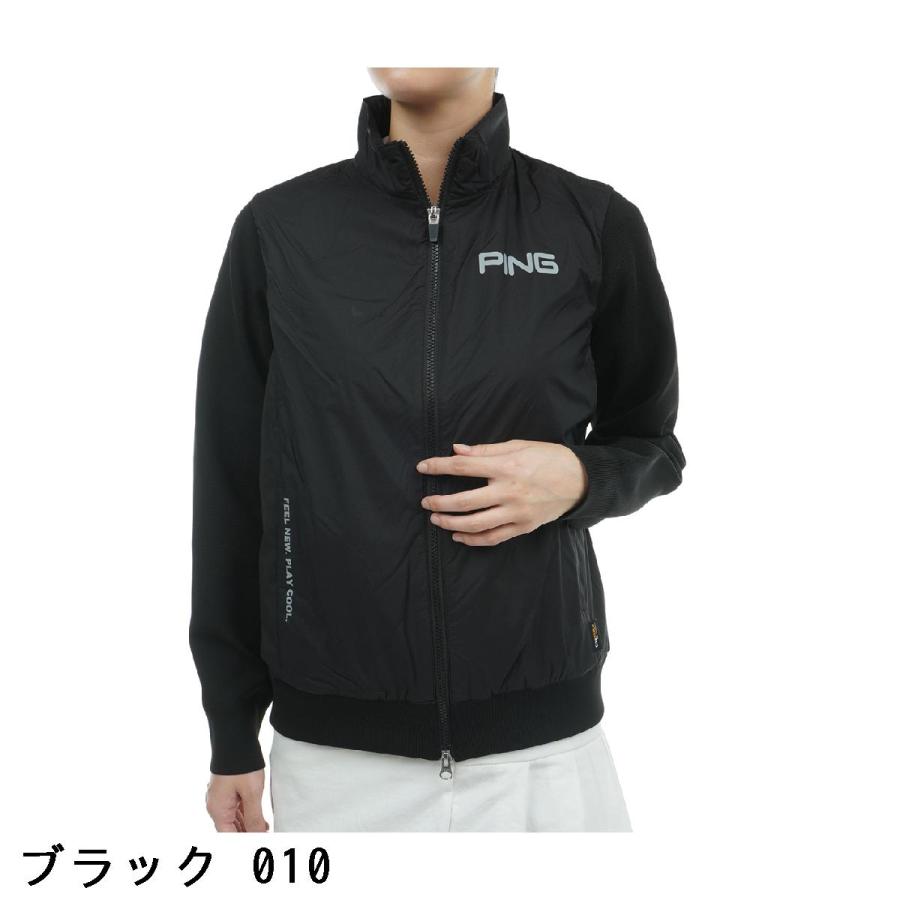 M ☆新品☆ ピン PING 高機能ドッキング ブルゾン　レディース　ブラック PING（ピン） 高機能ドッキング ブルゾン レディス : GDOゴルフ