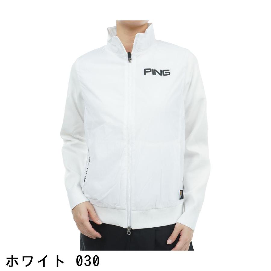 新品 PING ピン ゴルフ 高機能 ドッキング ブルゾン ジャケット 白 3L PING（ピン） 高機能ドッキング ブルゾン レディス : GDOゴルフ