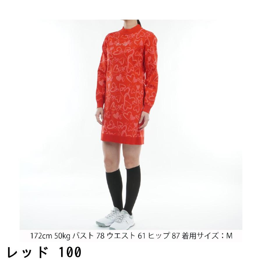 PING（ピン） ジャカードニットワンピース レディス : GDOゴルフ