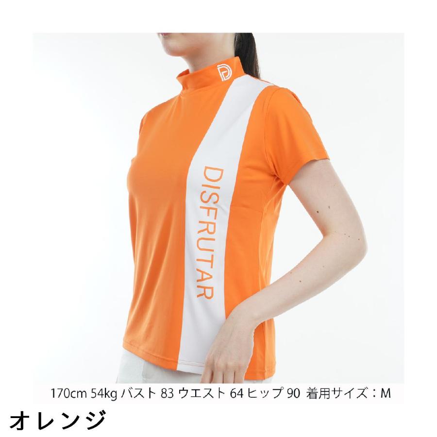 デルソルゴルフ DELSOL GOLF ストレッチ バイカラー切替モックネック半袖シャツ レディス｜gdoshop｜05