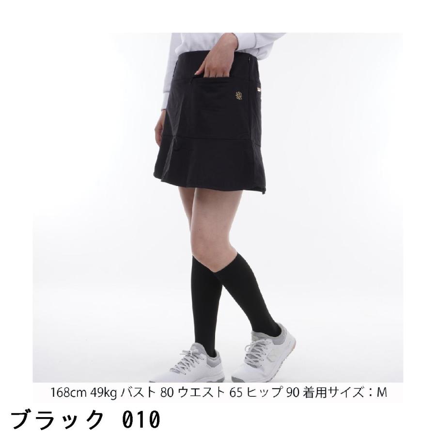 St Andrews ストレッチ春夏スカートブラック