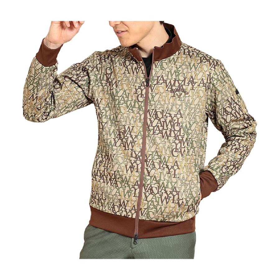 キャロウェイ　ロゴダンボール　スェットブルゾン　ジャージ Callaway キャロウェイゴルフ Golf ロゴダンボール スウェット