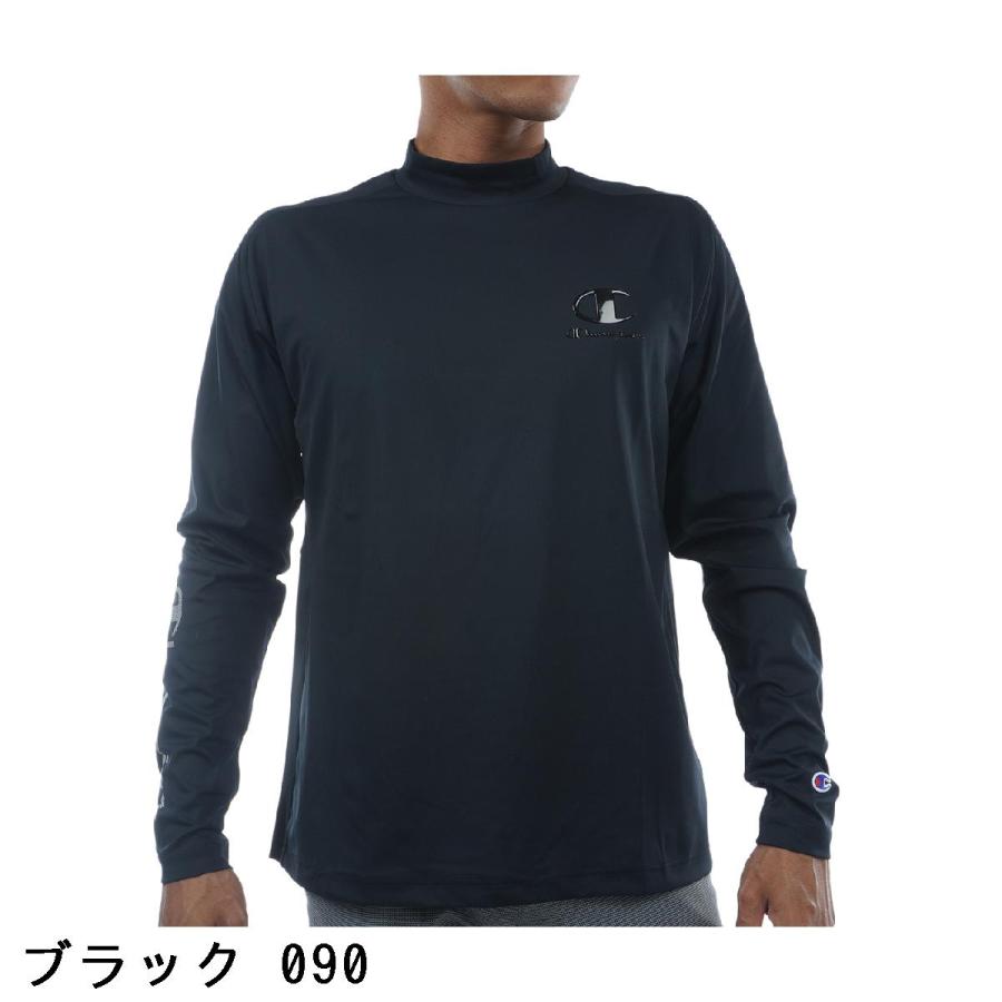 チャンピオンゴルフ Champion GOLF ストレッチ モックネック長袖シャツ｜gdoshop｜03