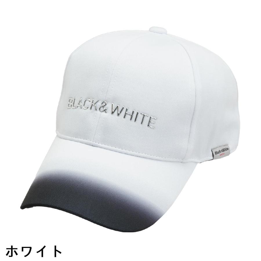 Black＆White（ブラック&ホワイト） Black＆White WHITE Line キャップ
