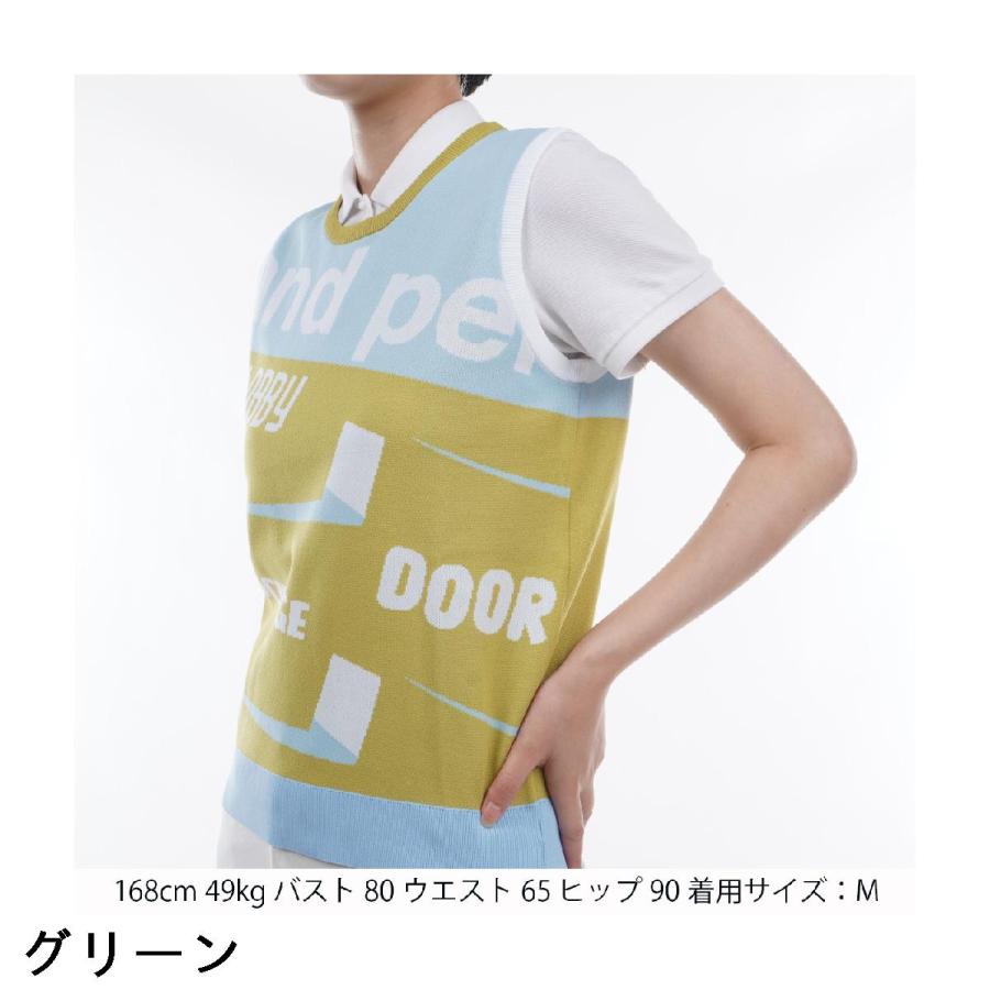 and per se ストレッチ アクティブジャカードニットベスト レディスL and per se アンパスィ ストレッチ アクティブジャカードニット