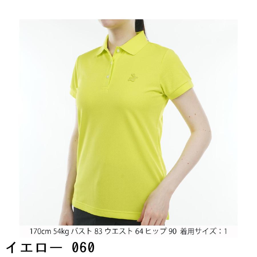 Jack Bunny!!（ジャックバニー） クーリング鹿の子 半袖ポロシャツ