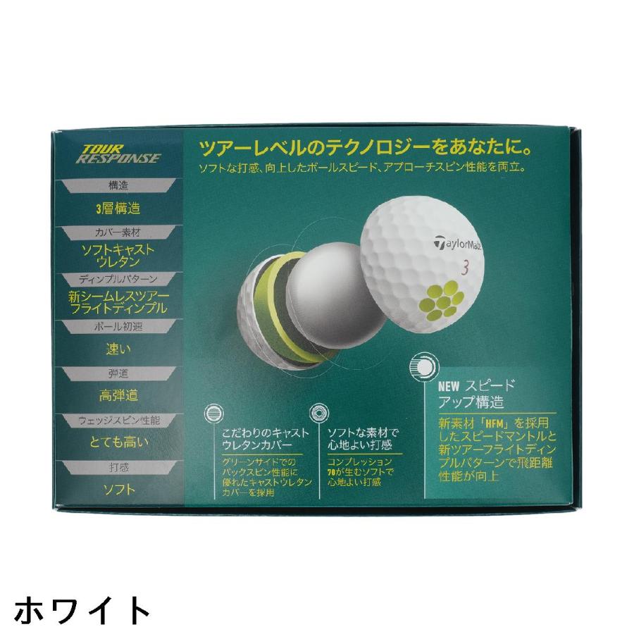 TaylorMade（テーラーメイド） TOUR RESPONSE Tour Response ボール 3