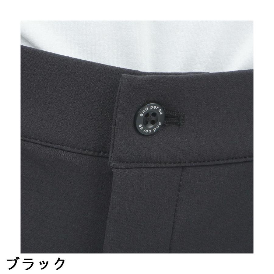 アンパスィ and per se & GOLF ストレッチ ターフマスター テーパードパンツ_9