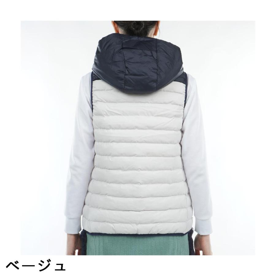 and per se（アンパスィ） エナジーコクーン ストレッチ 中綿ベスト