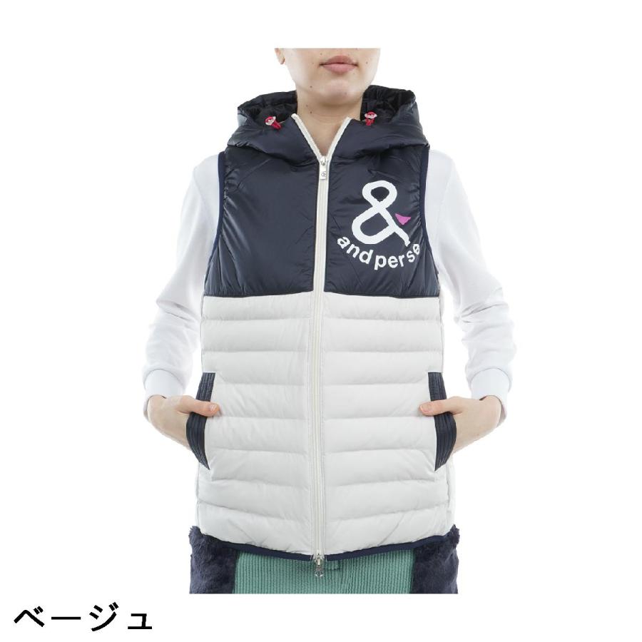 and per se（アンパスィ） エナジーコクーン ストレッチ 中綿ベスト