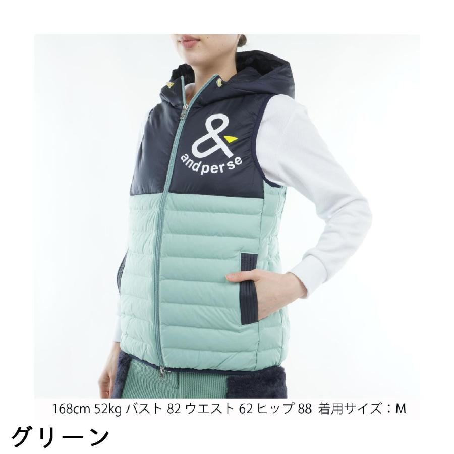 and per se エナジーコクーン ストレッチ 中綿ベスト レディス and per se アンパスィ エナジーコクーン ストレッチ 中綿ベスト