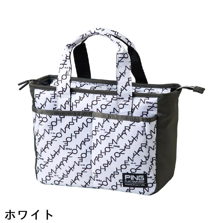ピン　PING アルファベッド　バイアスパターン　ラウンドトート　新品未使用 PING（ピン） アルファベットバイアスパターン ラウンドバッグ : GDO