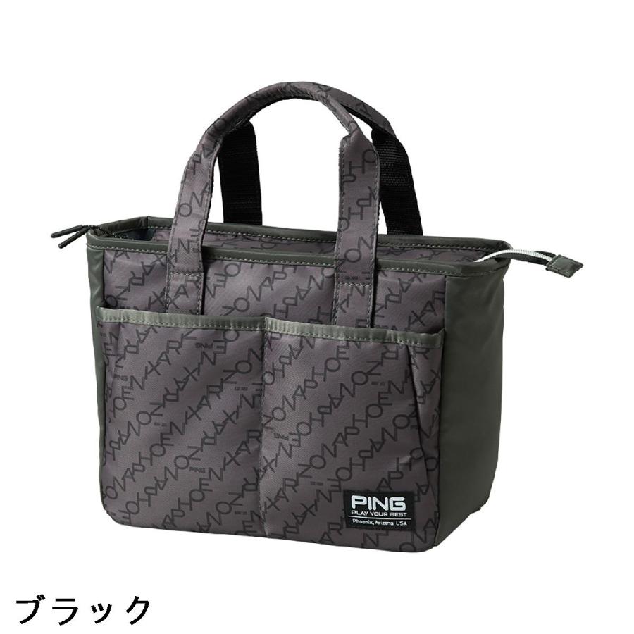 ピン　PING アルファベッド　バイアスパターン　ラウンドトート　新品未使用 PING（ピン） アルファベットバイアスパターン ラウンドバッグ : GDO