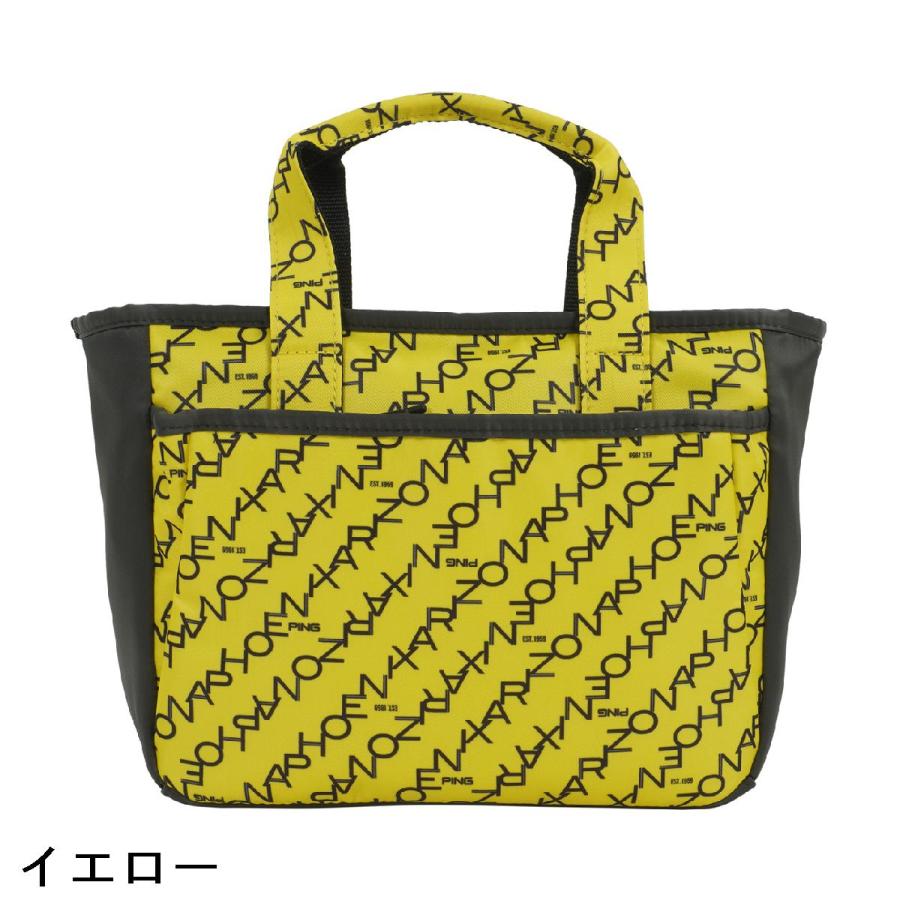 ピン　PING アルファベッド　バイアスパターン　ラウンドトート　新品未使用 PING（ピン） アルファベットバイアスパターン ラウンドバッグ : GDO