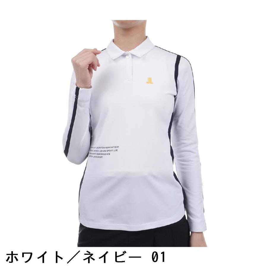 ランバン スポール LANVIN SPORT WEB限定 長袖ポロシャツ レディス