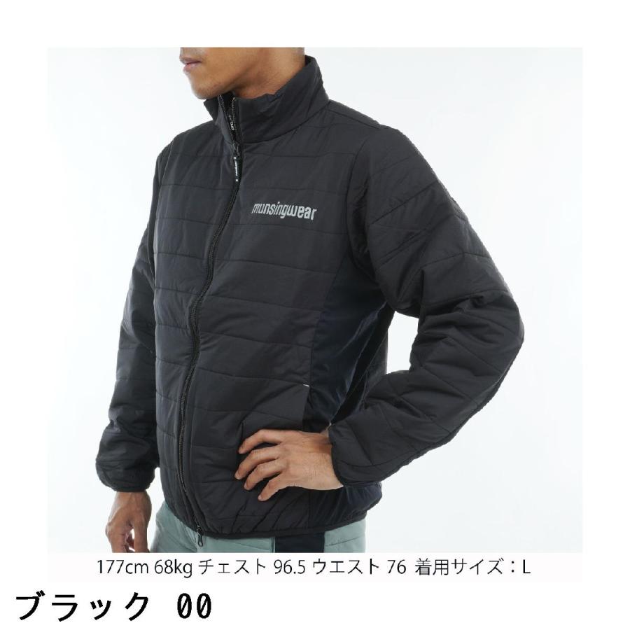 マンシングウェア Munsingwear ENVOY HEATNAVI 中綿ブルゾン