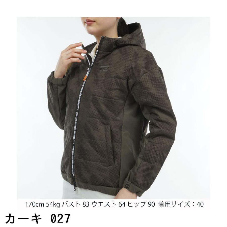 Rosasen（ロサーセン） ストレッチリップドット迷彩柄中綿ブルゾン