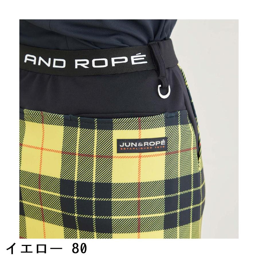 中古 レディース ジュン＆ロペ JUN&ROPE スカート M 黄×黒