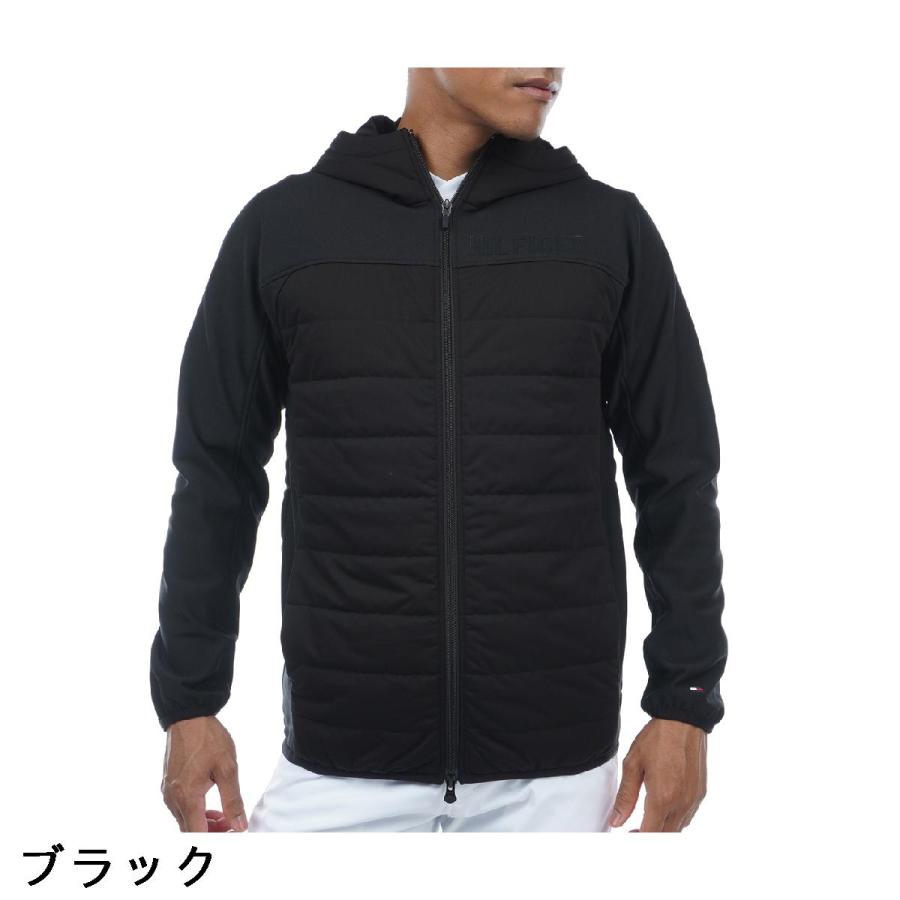 トミー ヒルフィガー ゴルフ TOMMY HILFIGER GOLF 裏起毛ヨークスリーブ ストレッチ ハイブリッド パデッドジャケット blackfridaypickb