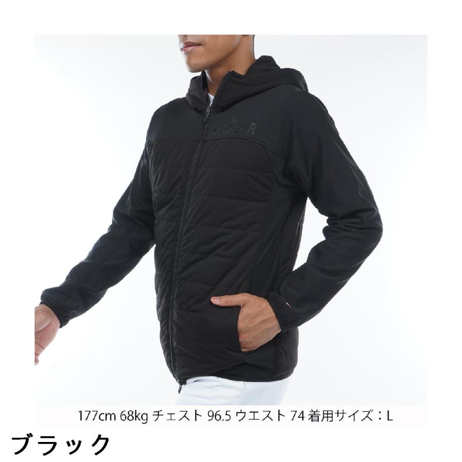 トミー ヒルフィガー ゴルフ TOMMY HILFIGER GOLF 裏起毛ヨークスリーブ ストレッチ ハイブリッド パデッドジャケット blackfridaypickb