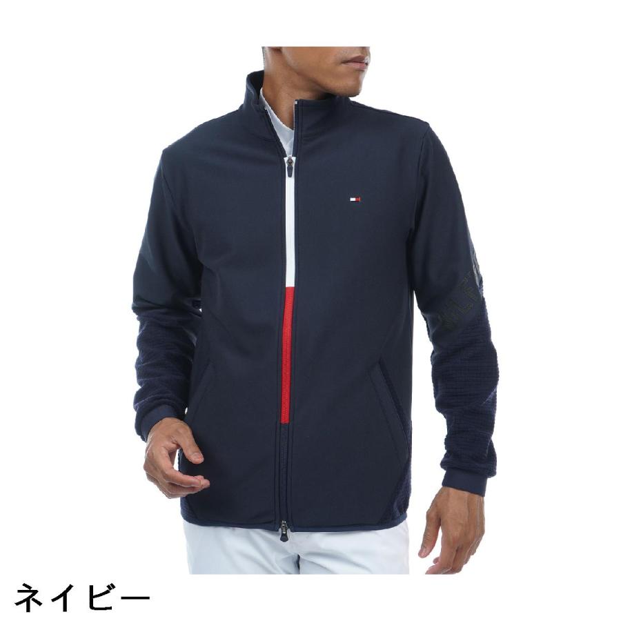 トミー ヒルフィガー ゴルフ TOMMY HILFIGER GOLF 裏起毛 ストレッチ シグネチャープリントファスナー トラックジャケット｜gdoshop｜03