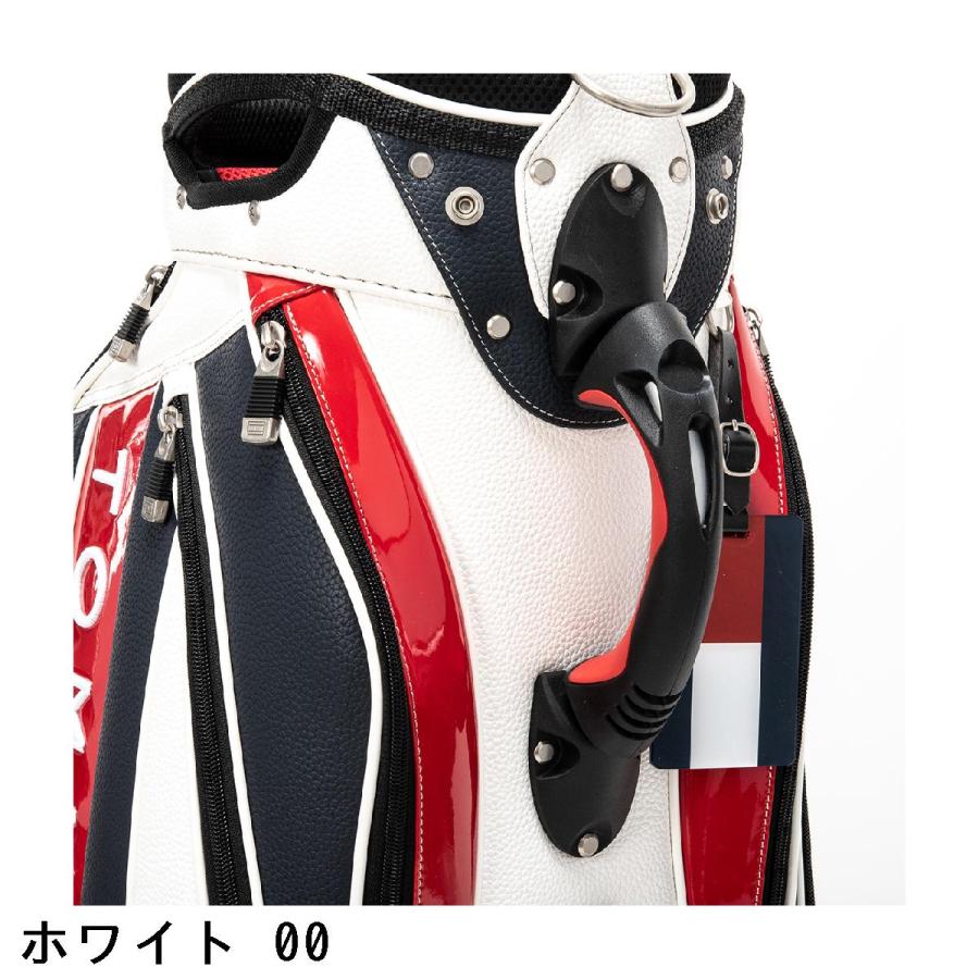 トミーヒルフィガー キャディバッグ 赤・黒・白 TOMMY HILFIGER（トミー・ヒルフィガー） トミー ヒルフィガー ゴルフ