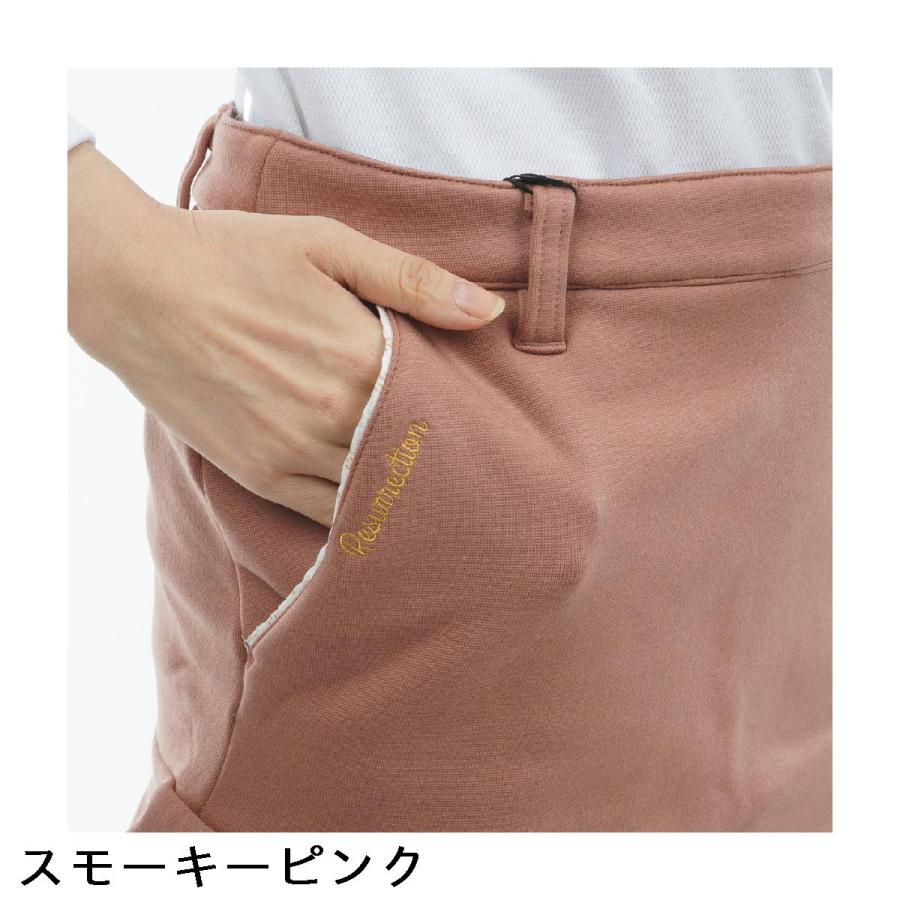 レザレクション ウォームペプラムスカート スモーキーピンク XS ゴルフ