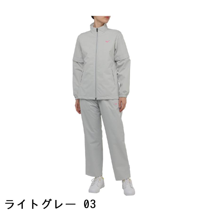 未使用級‼️ミズノゴルフ レディース レインウェア 上下セット 2WAY 収納袋 MIZUNO（ミズノ） MIZUNO 2WAY レインスーツ 上下セット レディス