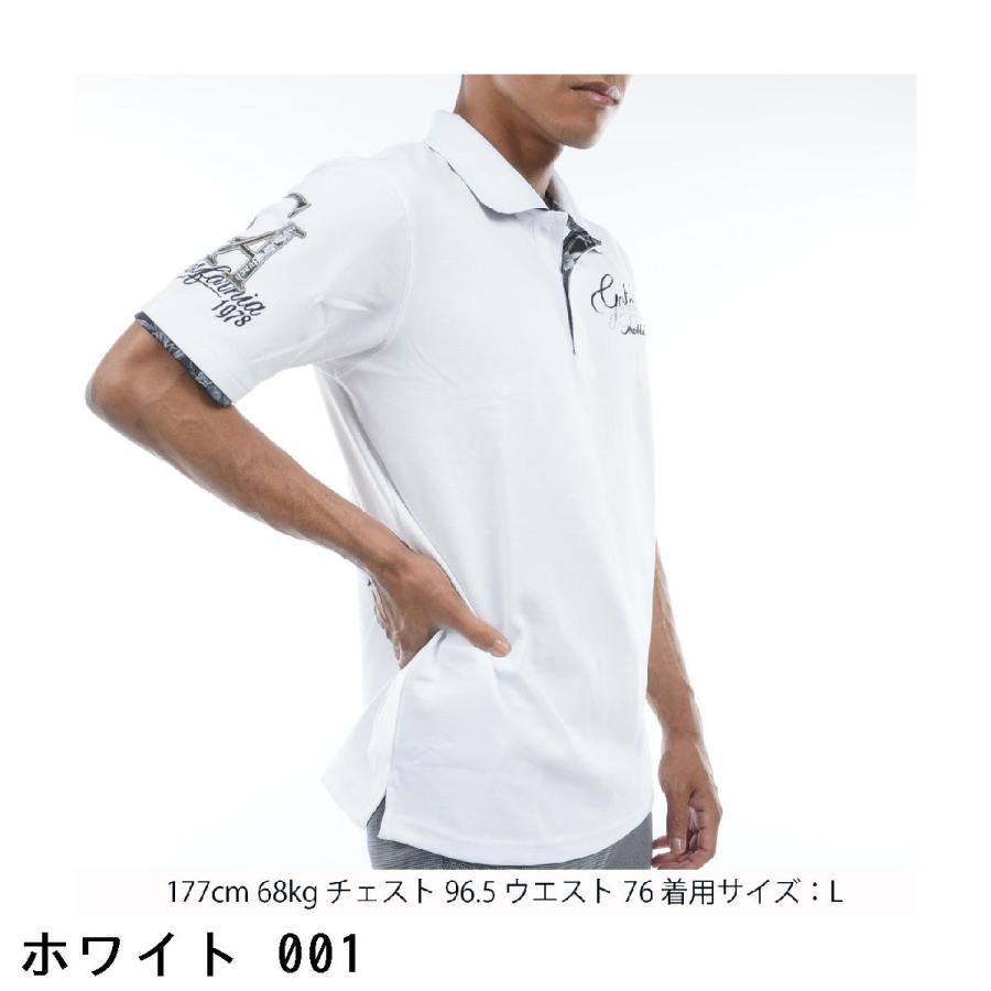 GOTCHA GOLF ガッチャゴルフ ブラックボタニカルシャイニング半袖