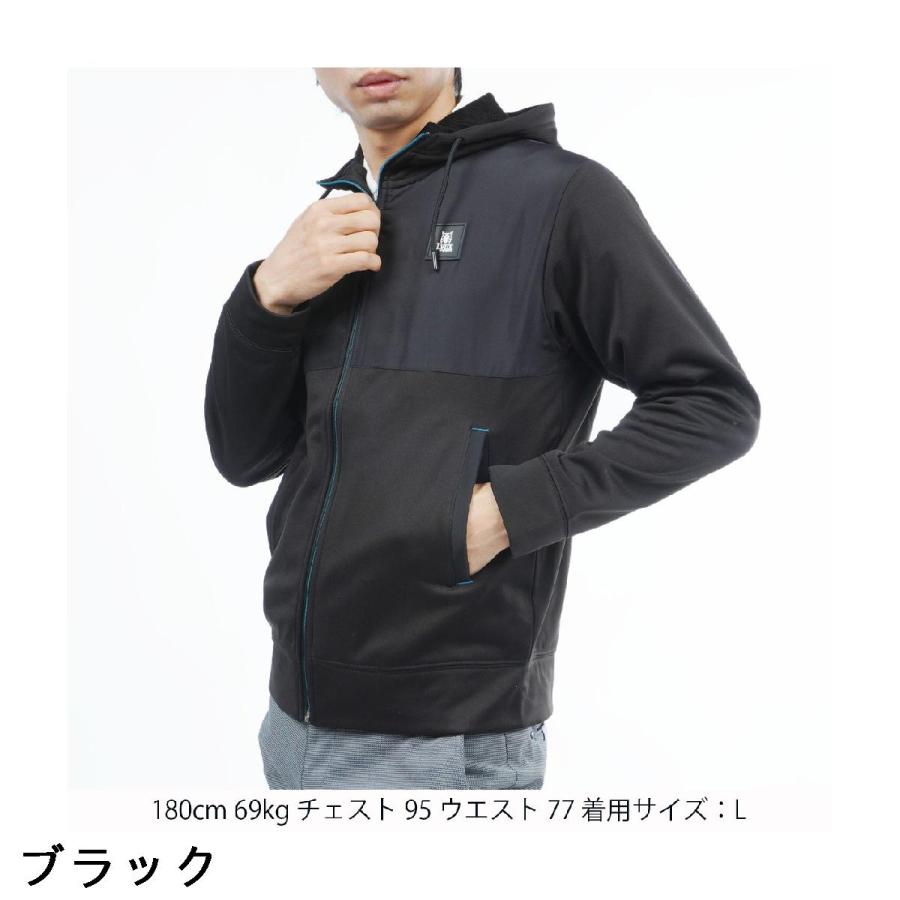 リンクススポーツ Lynx SPORTS ストレッチ 裏起毛 フーディー