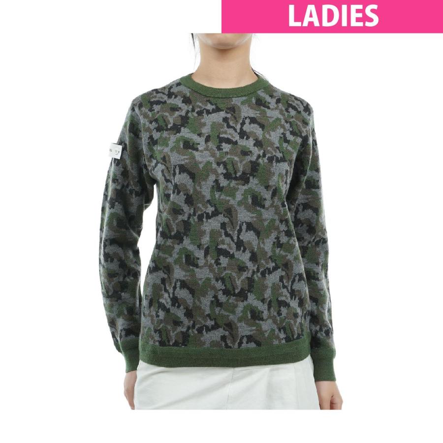 ブリーフィング BRIEFING カモジャカード クルーネックセーター  