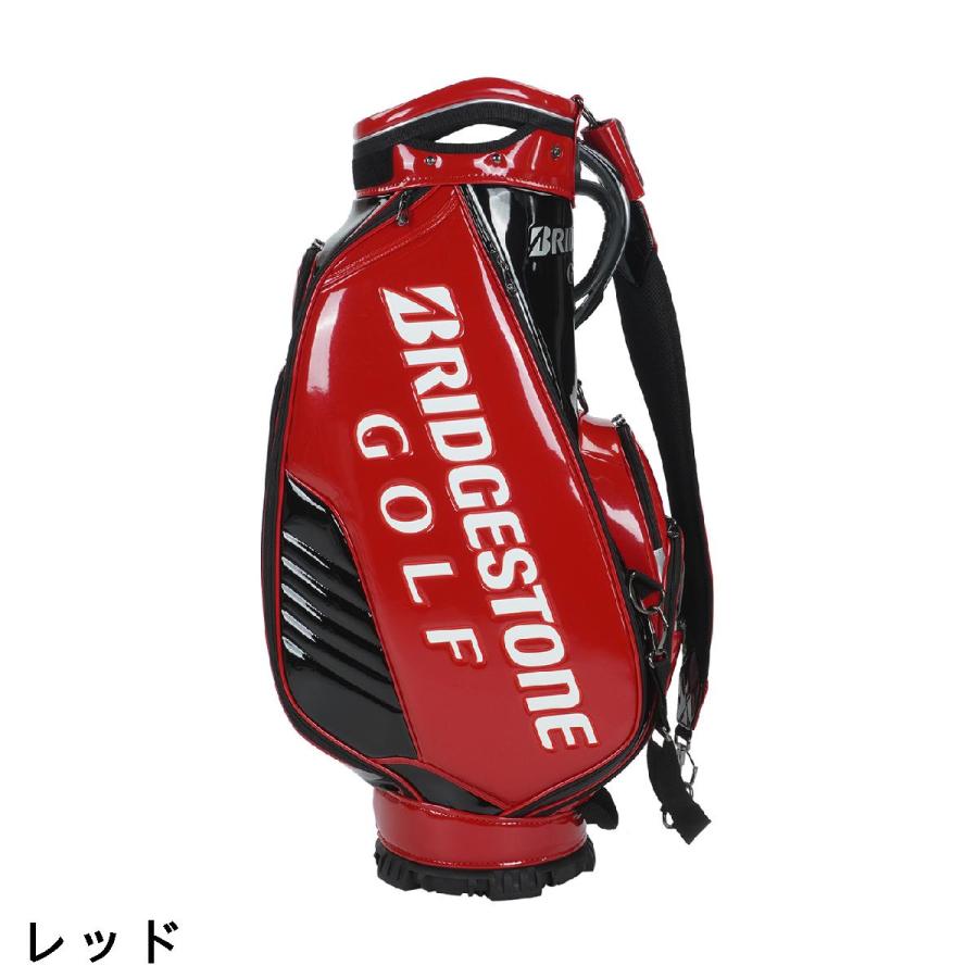 N.S.PRO キャディバッグ ホワイト・グリーン TOURSTAGE ブリヂストン BRIDGESTONE GOLF 限定プロレプリカ総エナメル
