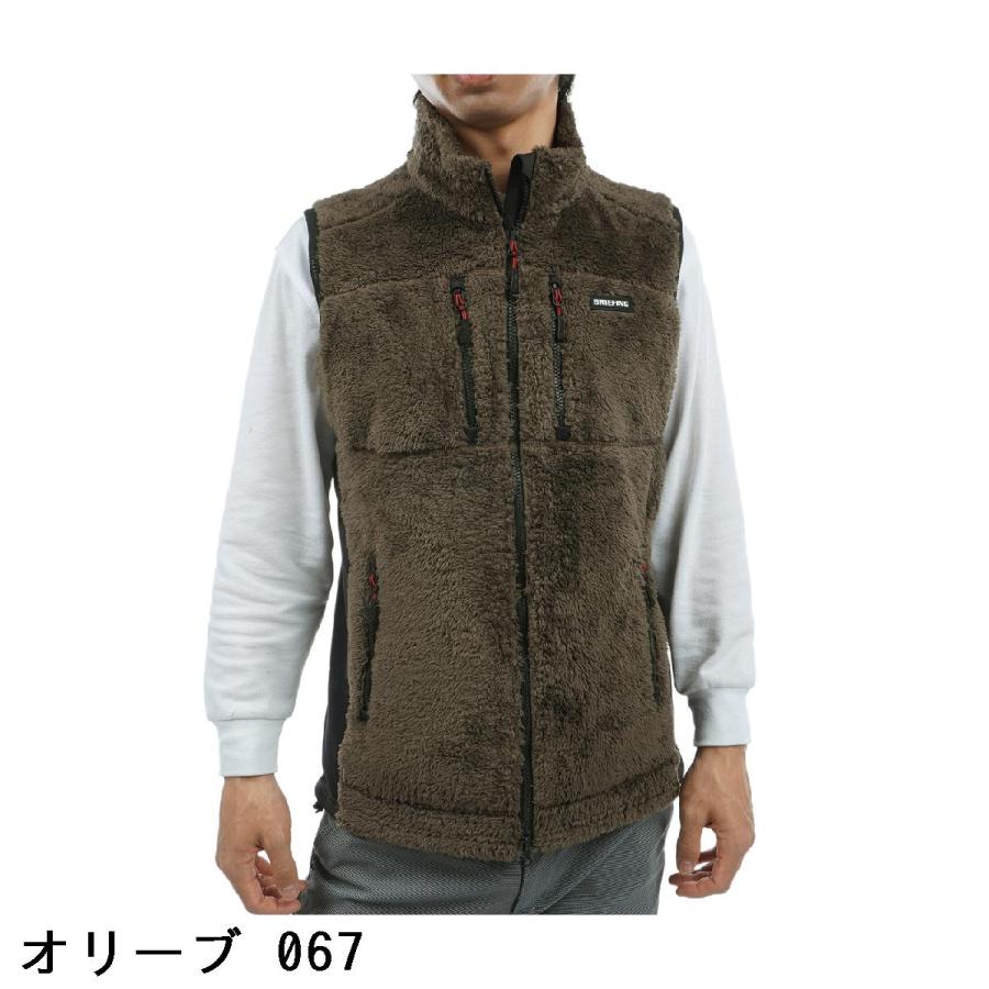 ブリーフィング BRIEFING フリースベスト dショッピング