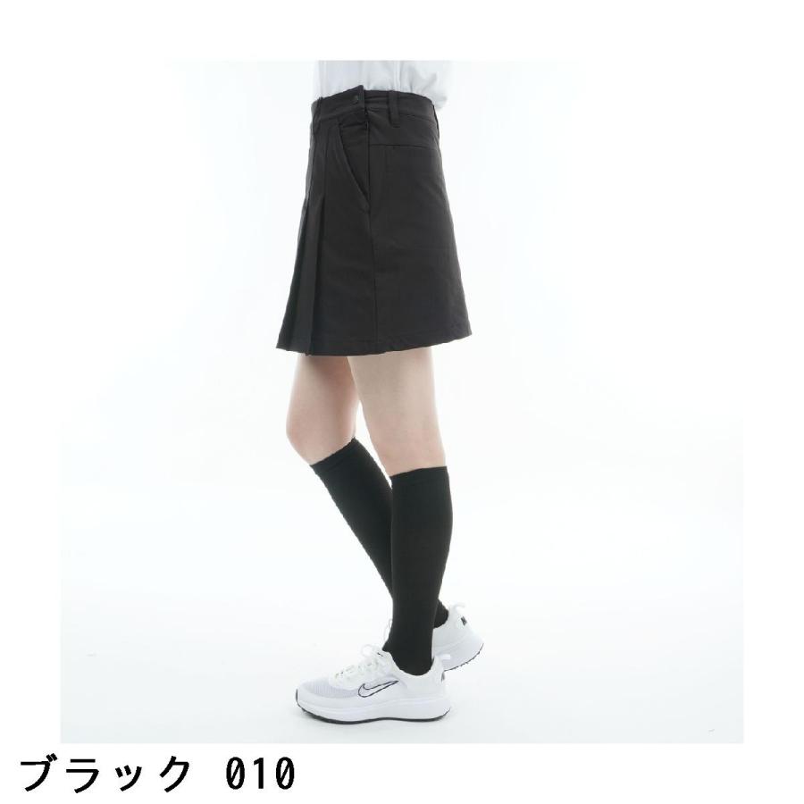 JACK BUNNY 二重織ストレッチプリーツスカート ブラック Jack Bunny!!（ジャックバニー） ツイル 裏起毛 スカート レディス
