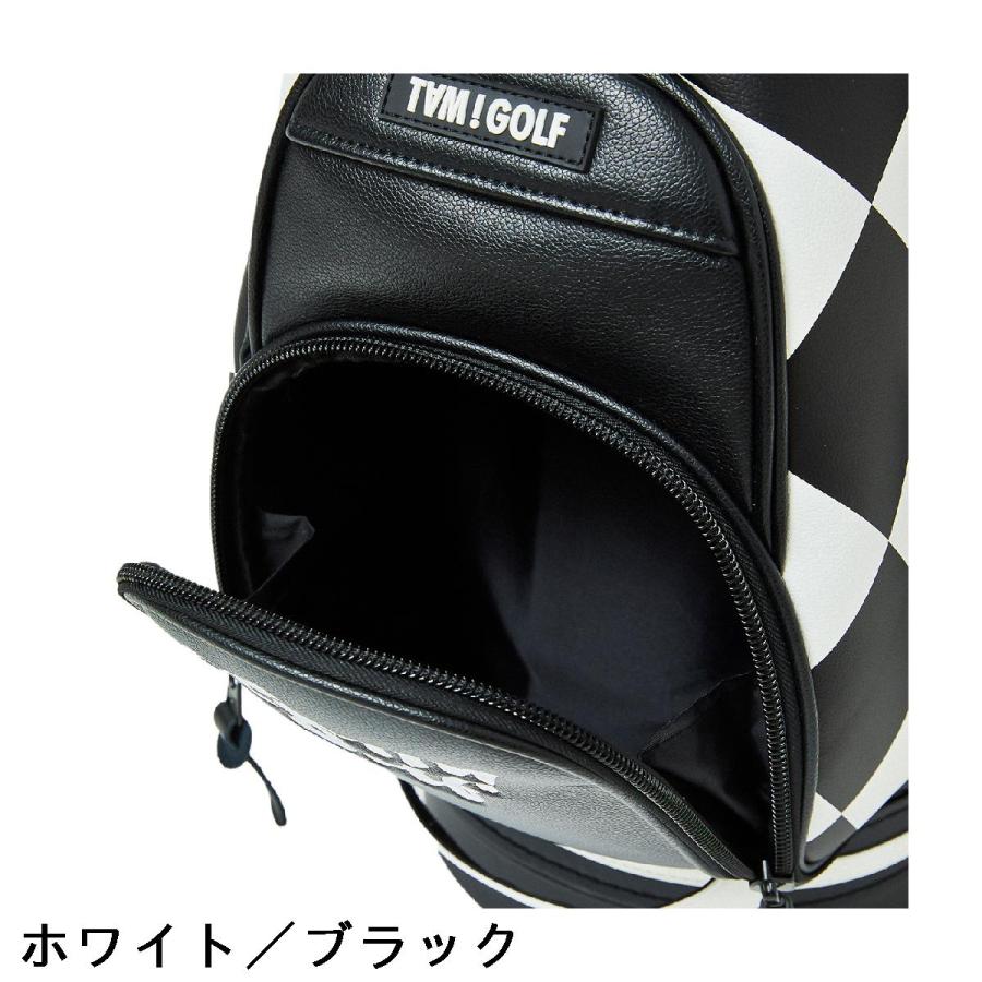 バックスピン BACK SPIN! TAM！GOLF CHECKERED ツアーキャディバッグ