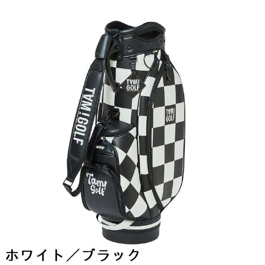 バックスピン BACK SPIN! TAM!GOLF CHECKERED ツアーキャディ バックスピン BACK SPIN! TAM!GOLF CHECKERED ツアーキャディ