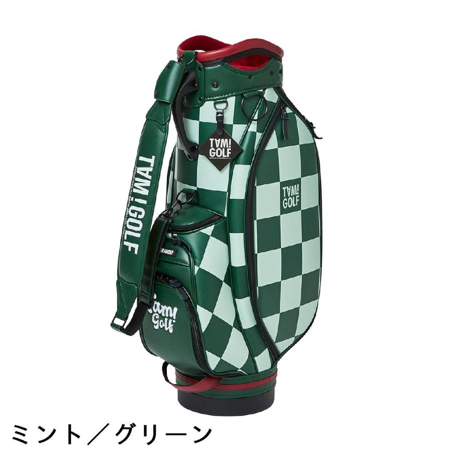 バックスピン BACK SPIN! TAM！GOLF CHECKERED ツアーキャディバッグ