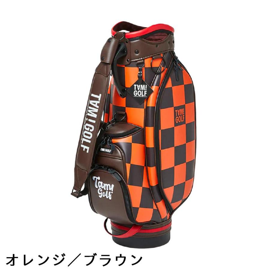 バックスピン BACK SPIN! TAM!GOLF CHECKERED ツアーキャディ バックスピン BACK SPIN! TAM!GOLF CHECKERED ツアーキャディ