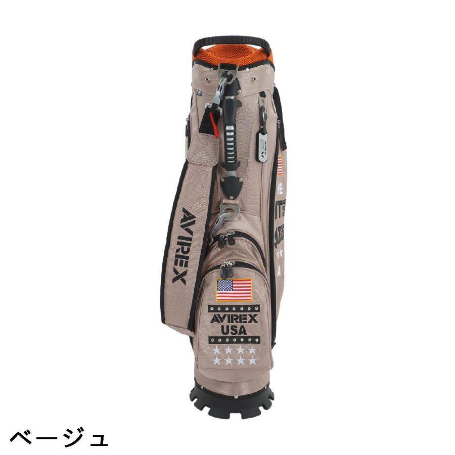 アヴィレックス ゴルフ AVIREX GOLF スタンドクラブケース付きキャディ