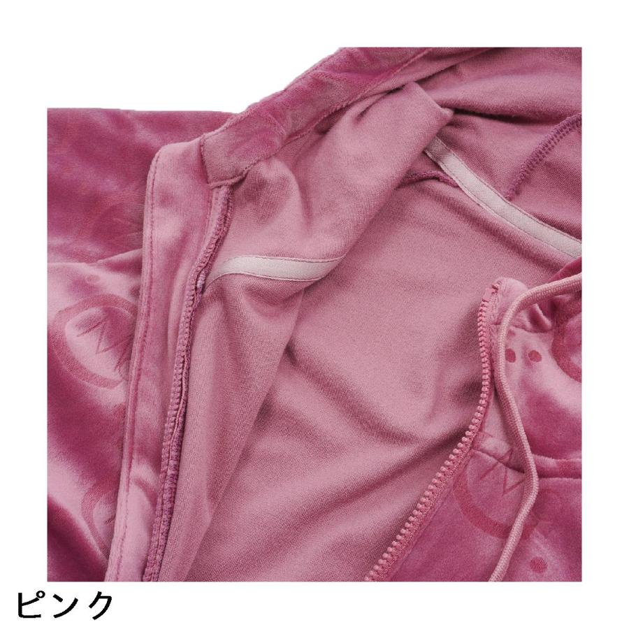 セシルマクビー グリーン CECIL McBEE green ベロアフーディー ゴルフ