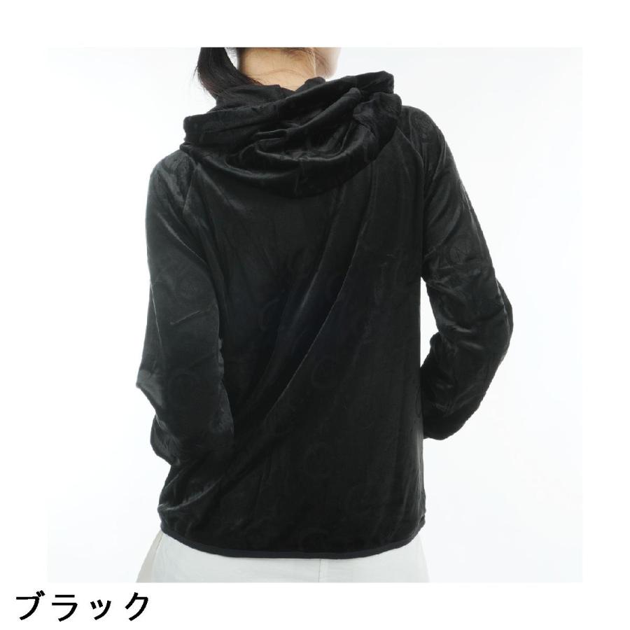 【新品】セシルマクビー　ベロアフーディー セットアップレディースゴルフウエア セシルマクビー グリーン CECIL McBEE green ベロアフーディー ゴルフ