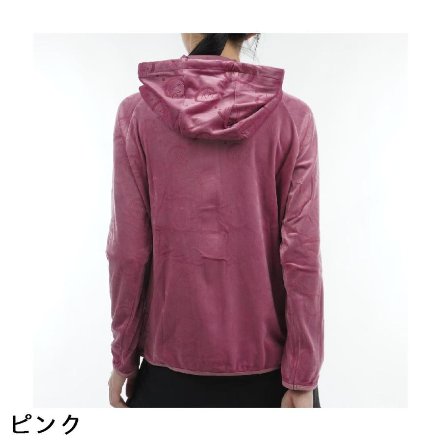 セシルマクビー グリーン CECIL McBEE green ベロアフーディー ゴルフ