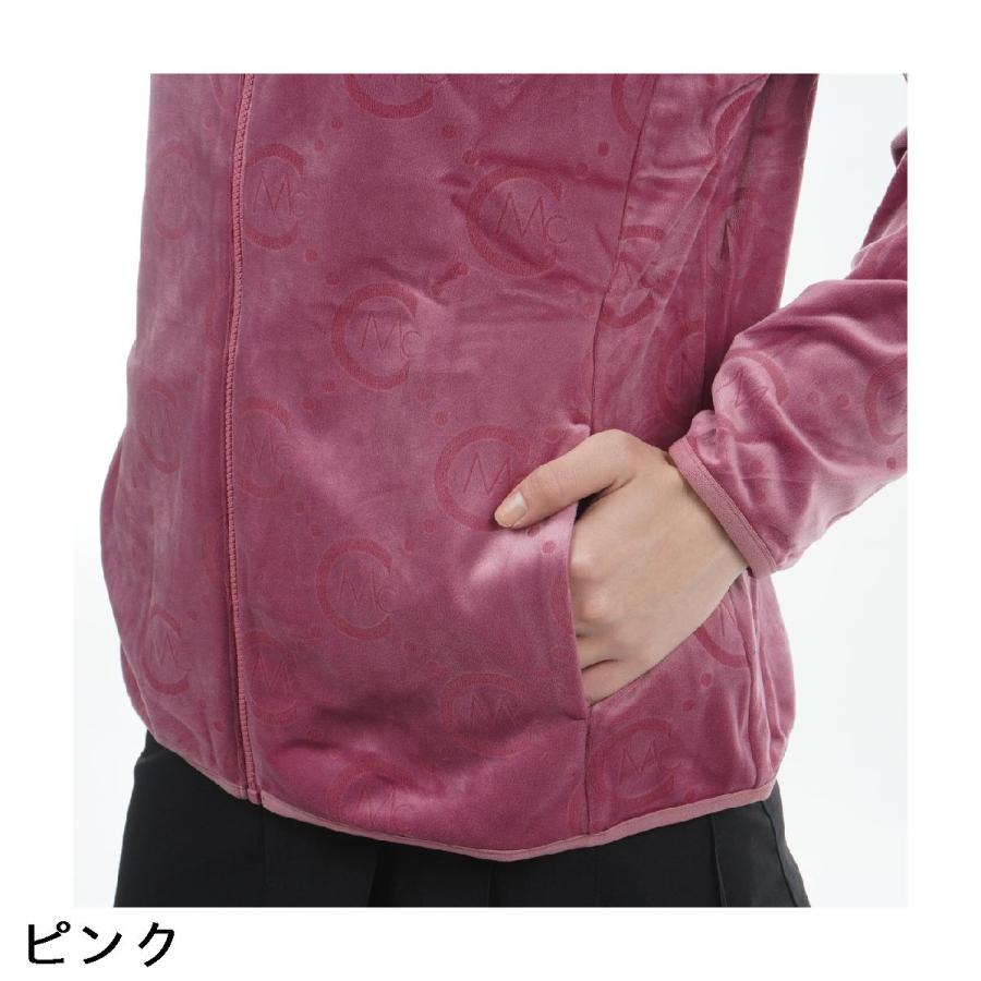 セシルマクビー グリーン CECIL McBEE green ベロアフーディー ゴルフ