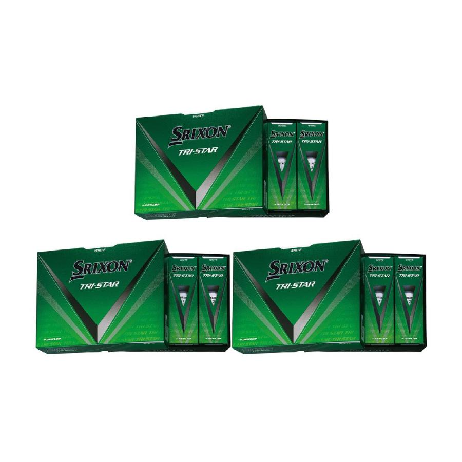 DUNLOP（ダンロップ） SRIXON TRI-STAR5 ボール 3ダースセット : GDO