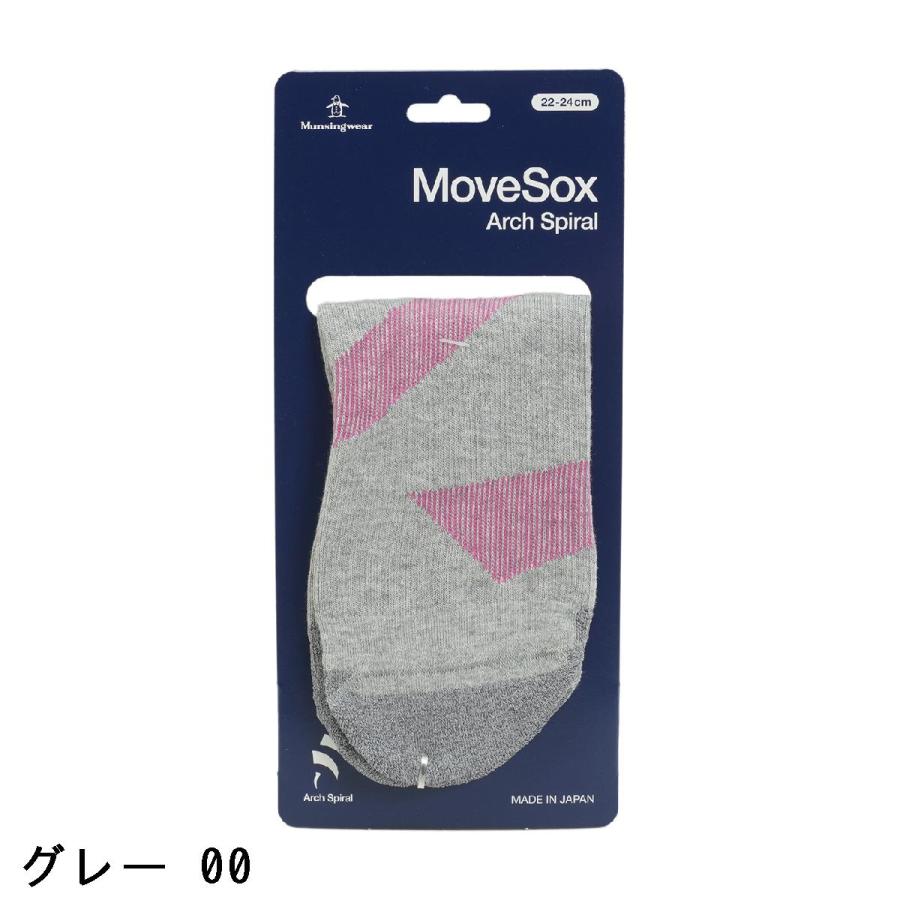 マンシングウェア Munsingwear MoveSox ショートソックス レディス｜gdoshop｜02