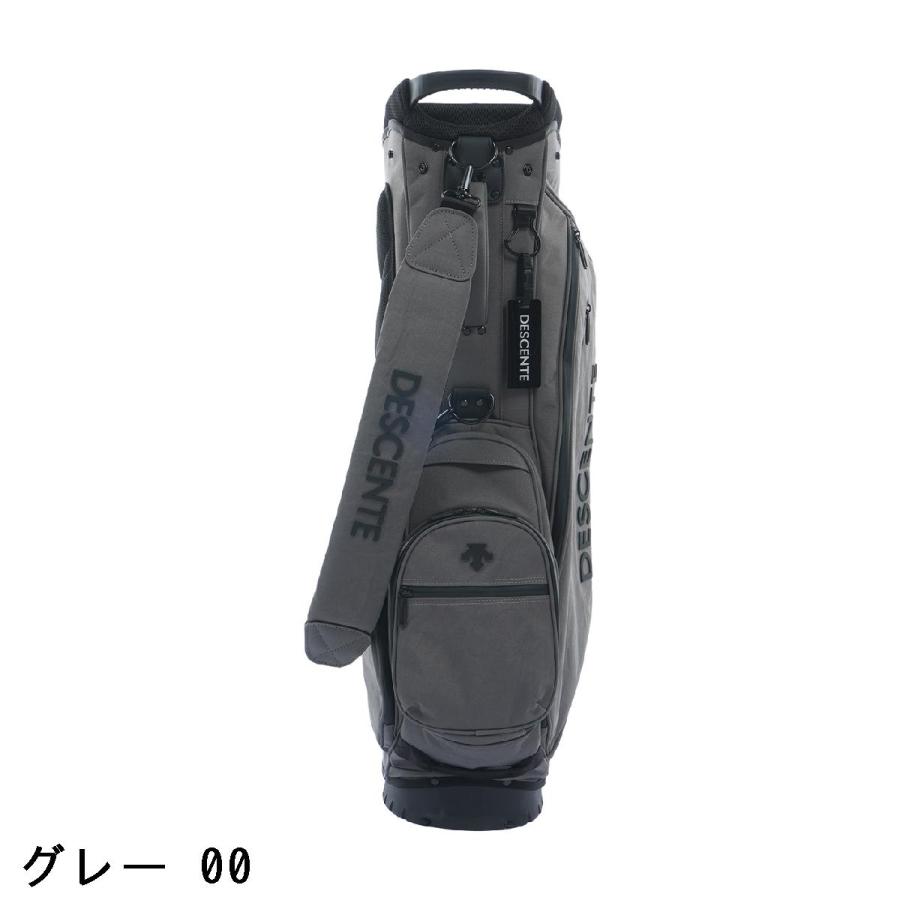 DESCENTE デサントのスタンドキャディバッグ DQBUJJ02(グレー) DESCENTE デサントゴルフ スタンドキャディバッグ 9.5型